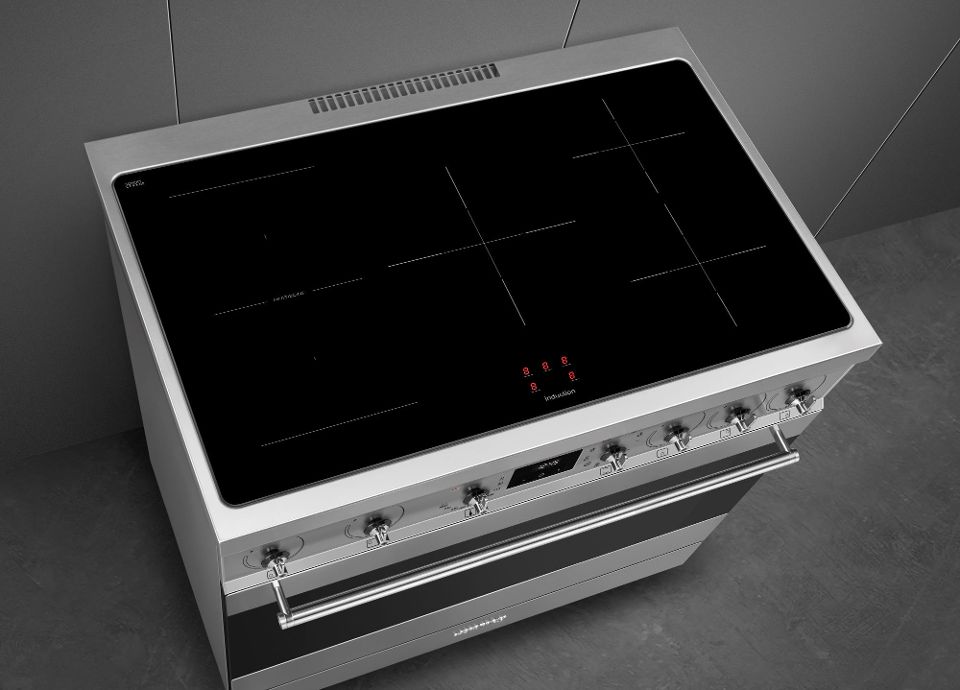 Induction Cooktop on Classic Freestanding Cooker