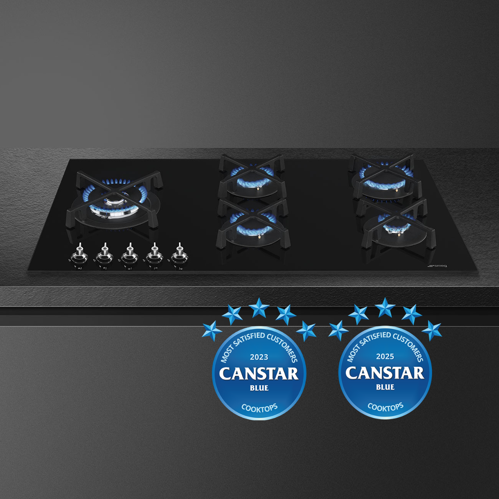 Smeg Hybrid Cooktop with Canstar 2025 Badge