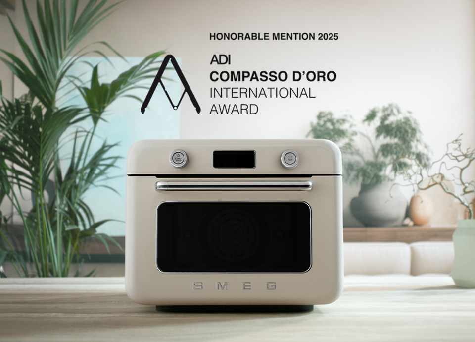 Compasso d'oro international award honourable mention for combi steam oven COF01
