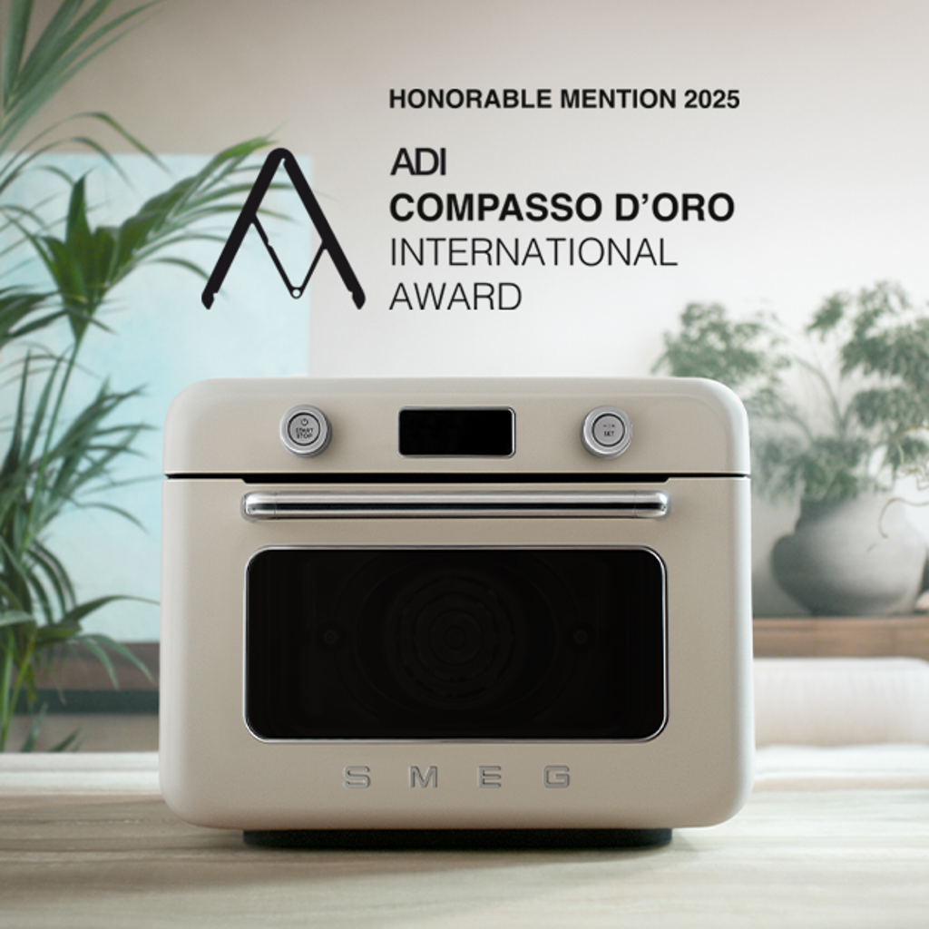 Compasso d'oro international award honourable mention for combi steam oven COF01