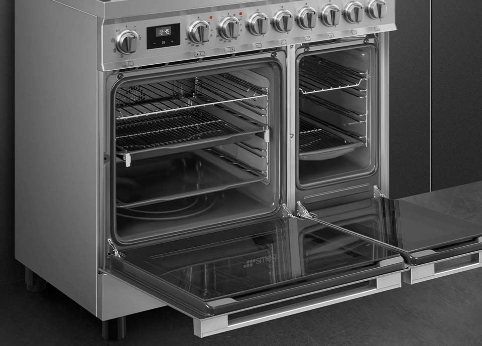 Piano de cuisson Portofino double cavité Smeg