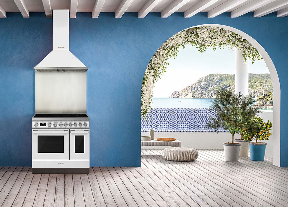 Piano de cuisson Portofino crème Smeg