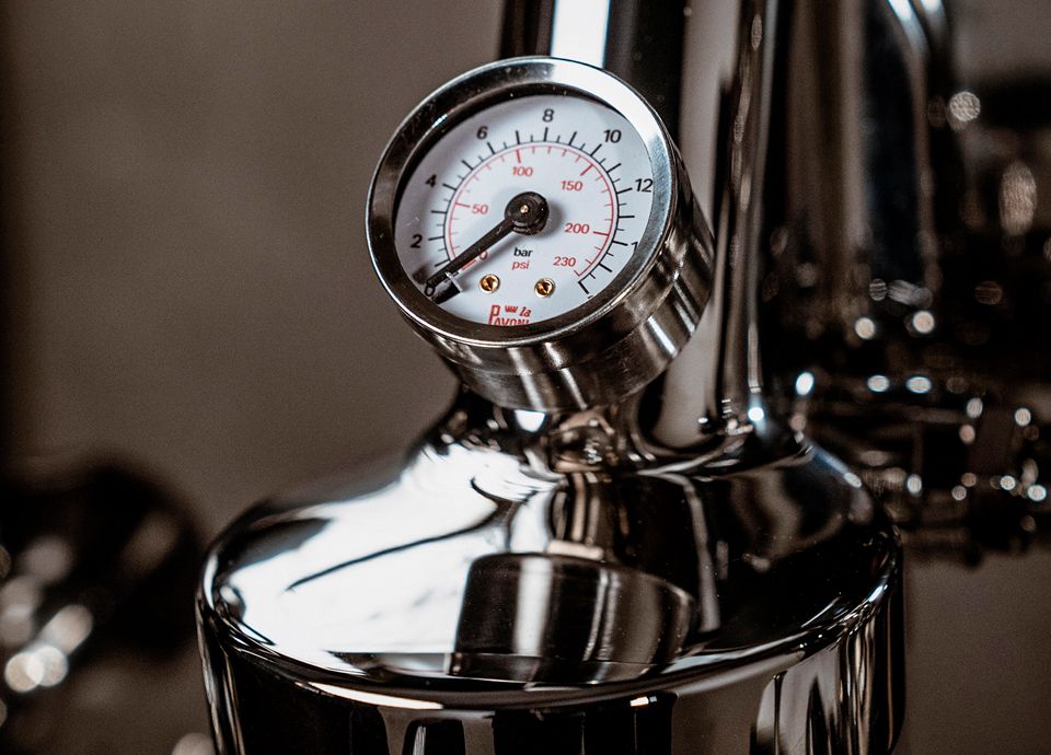 Manomètre extraction La Pavoni