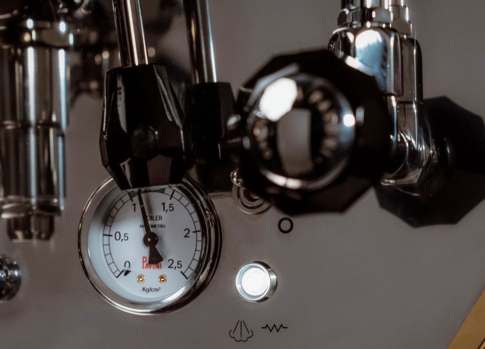 Manomètre de la chaudière La Pavoni