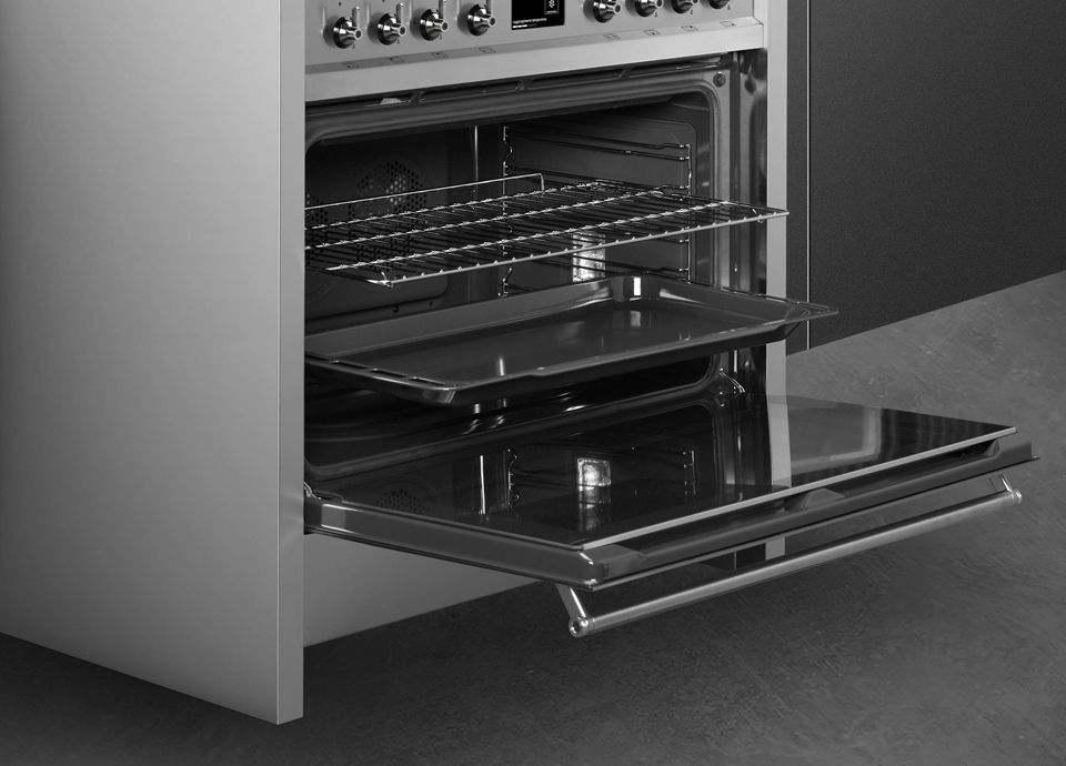 Piano de cuisson Rails télescopiques Smeg