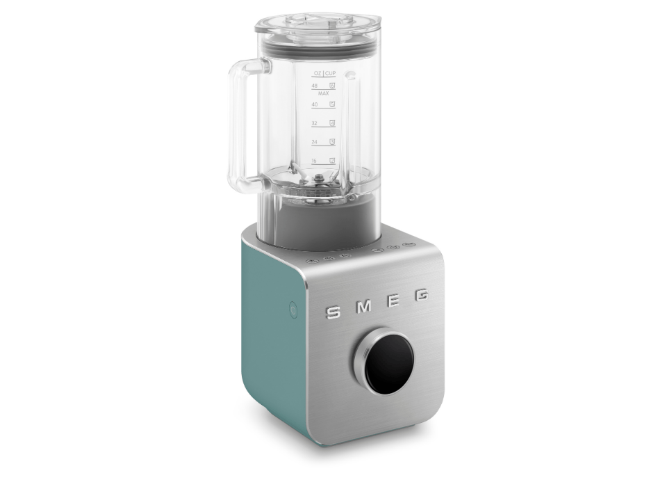 Blender haute performance Smeg vert émeraude design Collezione avec bol transparent gradué