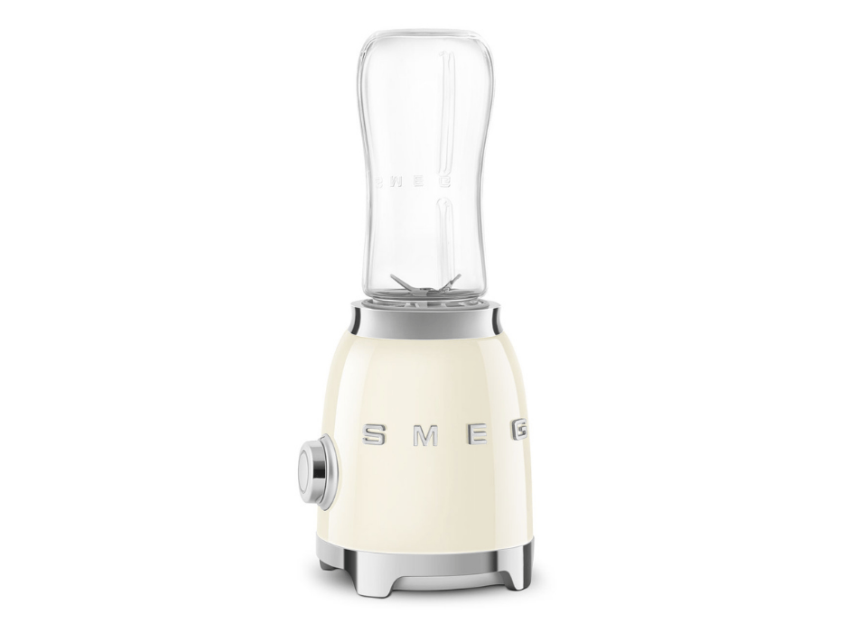 Mini blender personnel Smeg crème avec bouteille transparente pour smoothie nomade