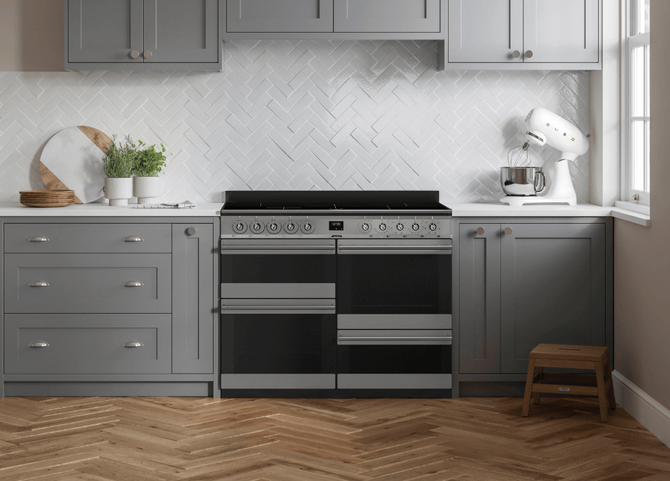 Piano de cuisson Sinfonia Smeg inox SYD4110I-1