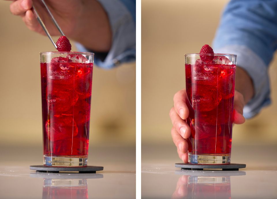 Soda aux baies d'hibiscus maison