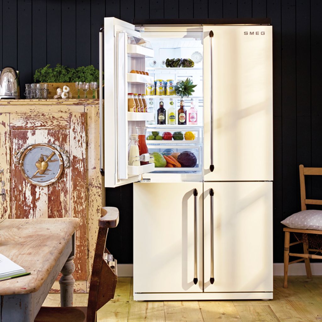 Réfrigérateur 4 portes couleur crème FQ60CPO Smeg