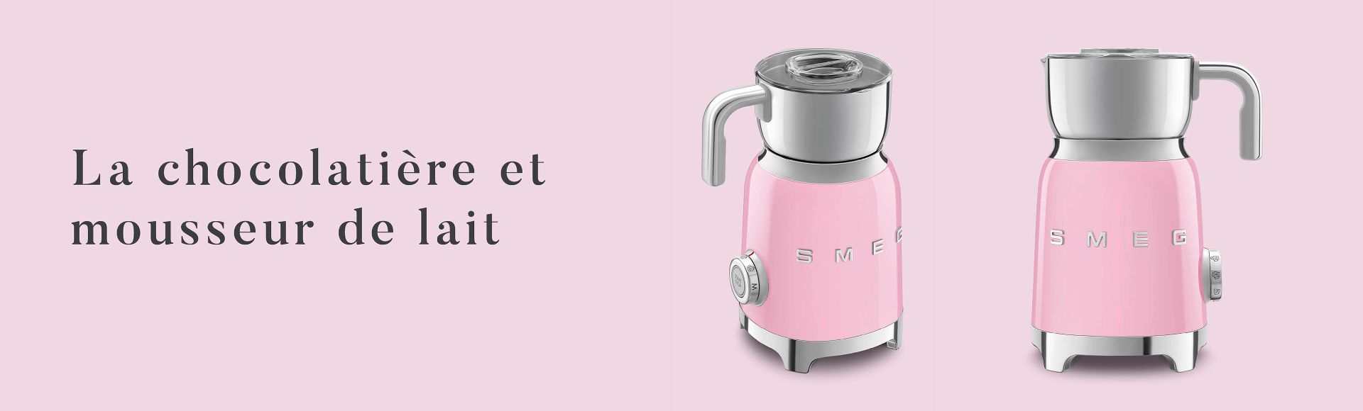 La chocolati&egrave;re et mousseur de lait SMEG
