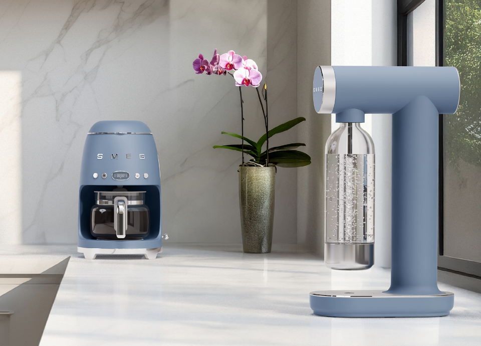 Petit électro SMEG Bleu Orage