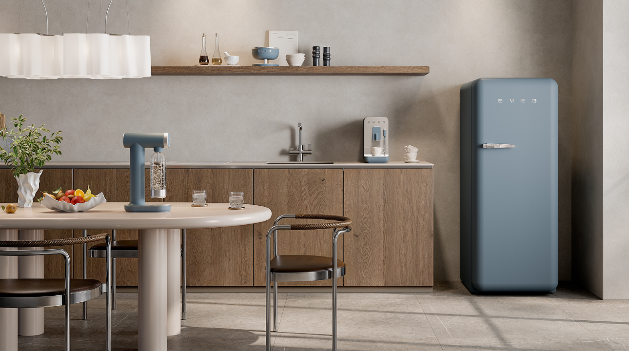 Petit électro SMEG Bleu Orage