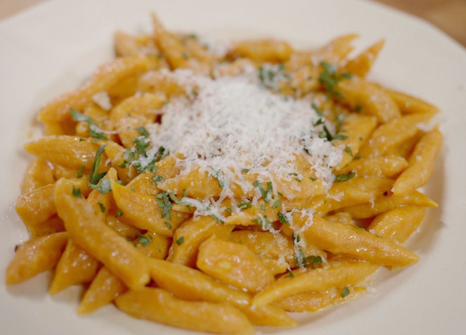 Les pâtes à la courge d'Emmanuelle Jary