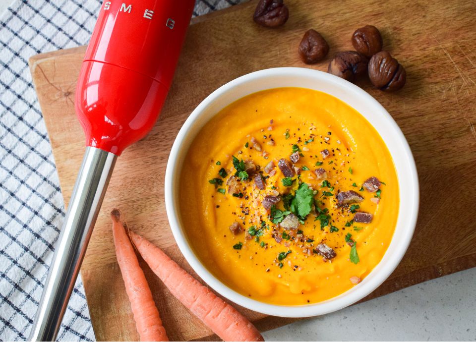 La soupe de potiron et ch&acirc;taignes SMEG