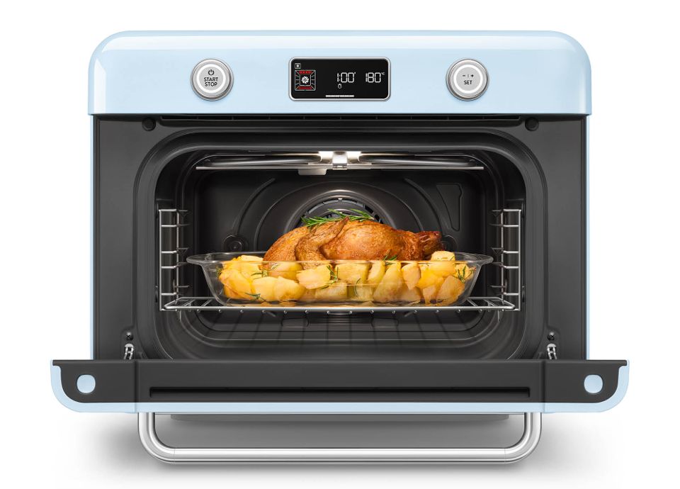 Mini four combin&eacute; vapeur SMEG