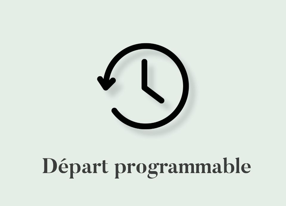 Le d&eacute;part programmable de la machine &agrave; caf&eacute; filtre DCF02 SMEG