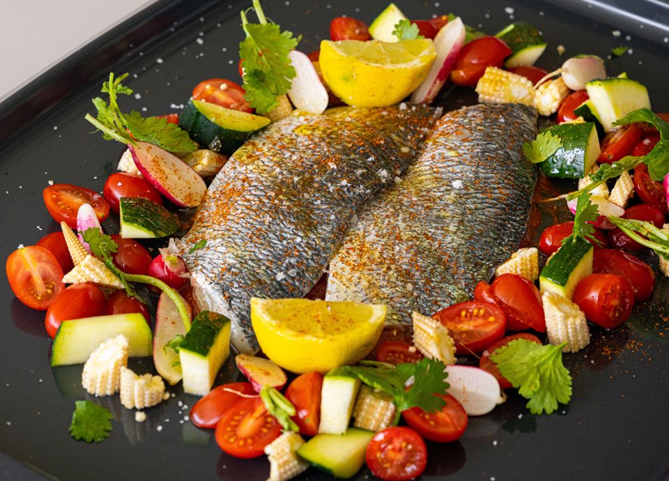 Daurade royale au four Smeg