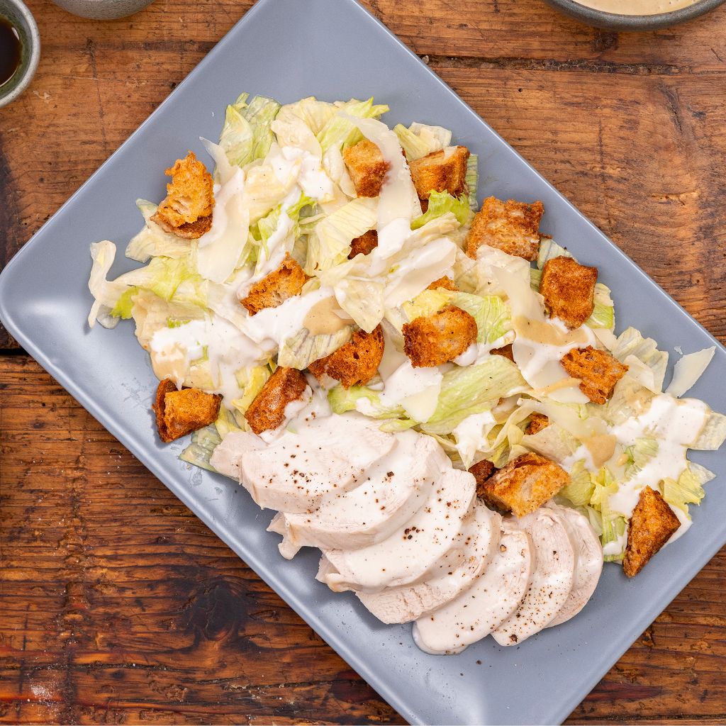 Salade César au poulet vapeur | Recettes Smeg