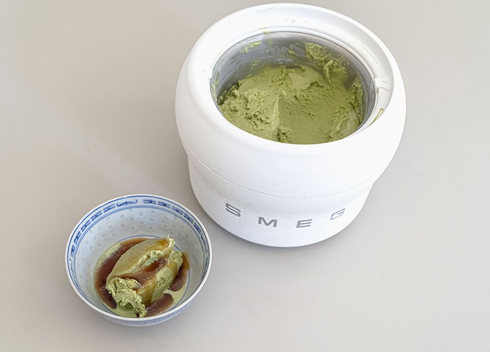 Gelato al tè matcha