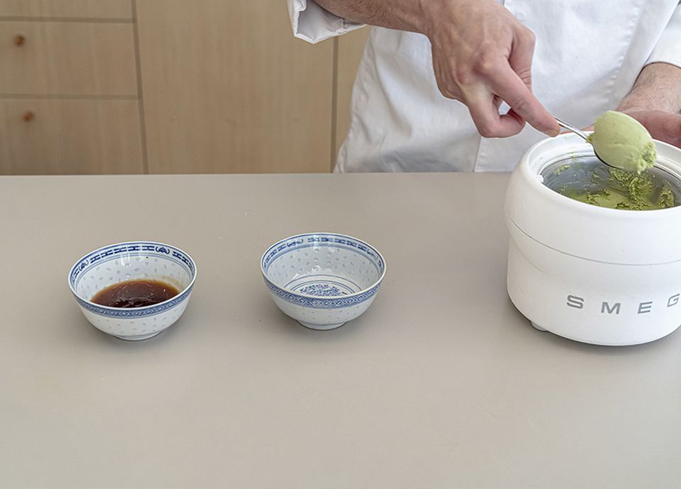 Lascia riposare il gelato in freezer prima di servire