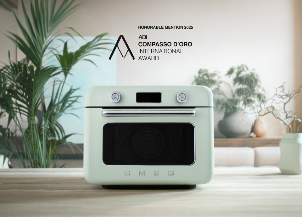 Compasso d'oro international award honourable mention for combi steam oven COF01
