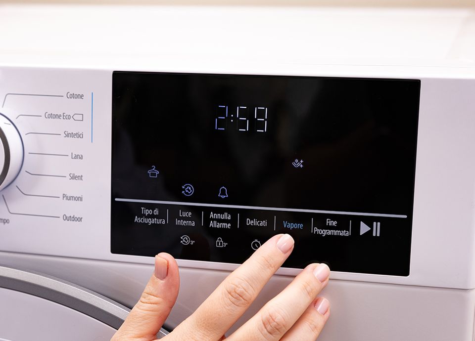 Asciugatrice con funzione vapore