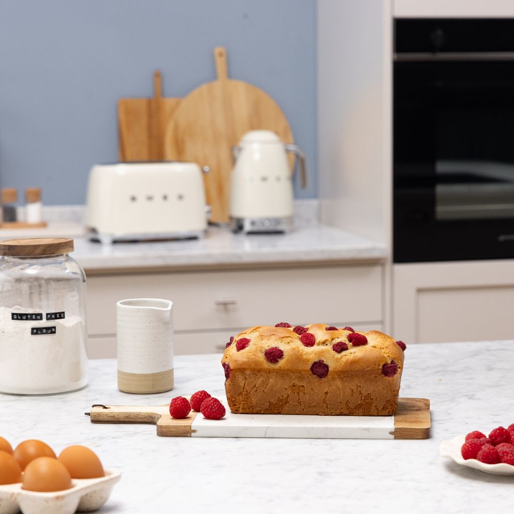 Plumcake senza glutine ai lamponi | Smeg