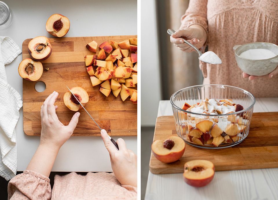Come preparare la confettura di pesche