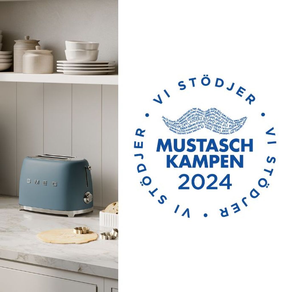 Smeg Nordic stöttar Mustaschkampen