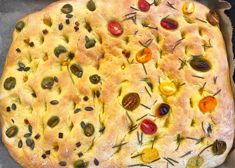 Focaccia de abóbora