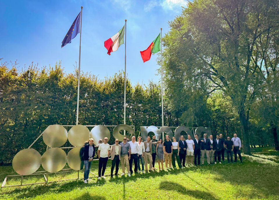 Visita com cliente a Itália