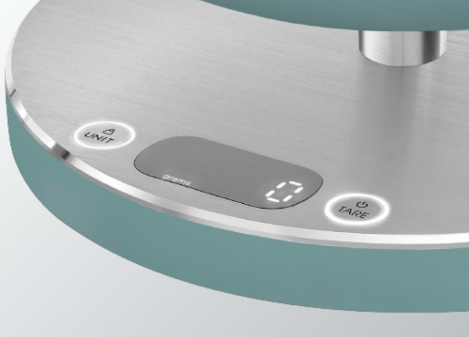 Una báscula de cocina versátil y adaptable