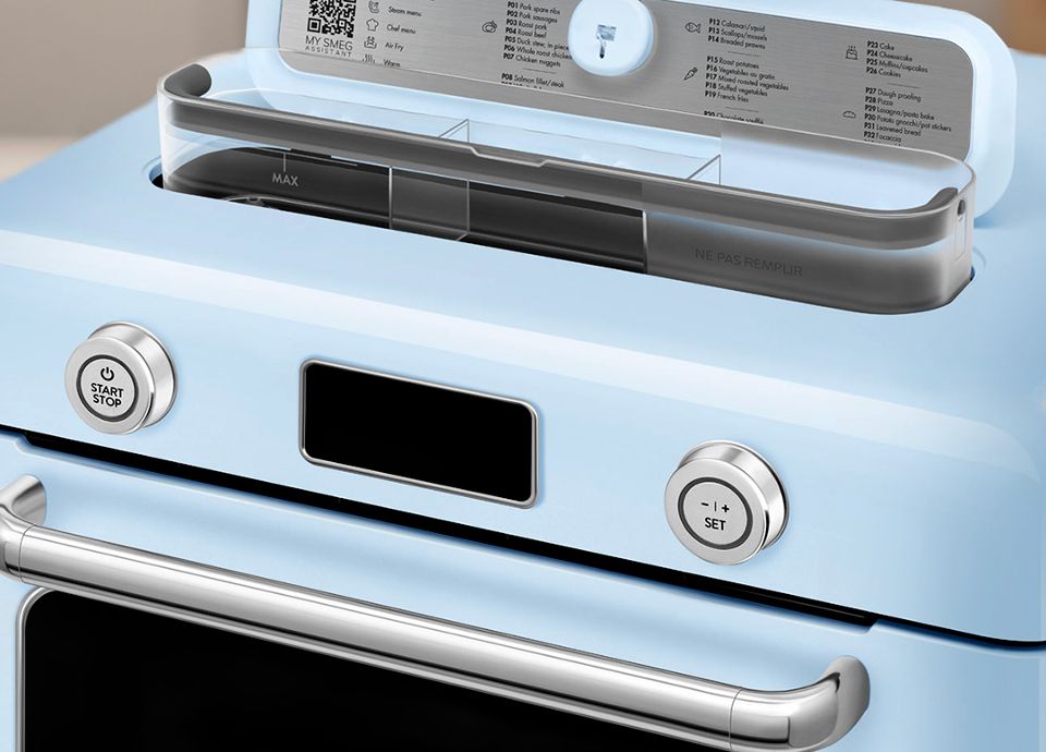 Forno de bancada com vaporeira Smeg