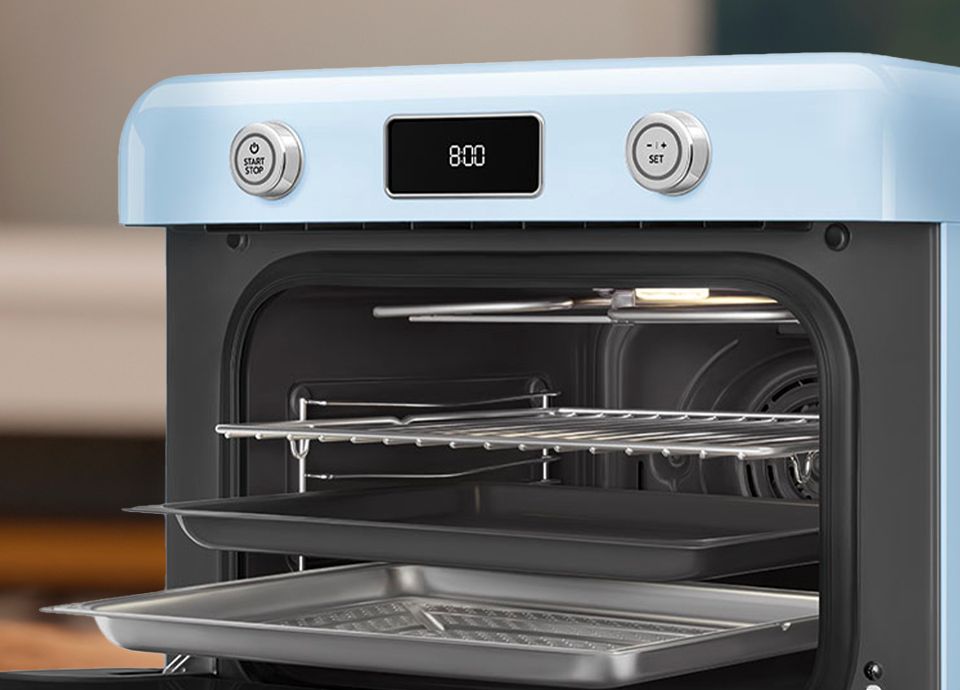 Forno de bancada com vaporeira Smeg