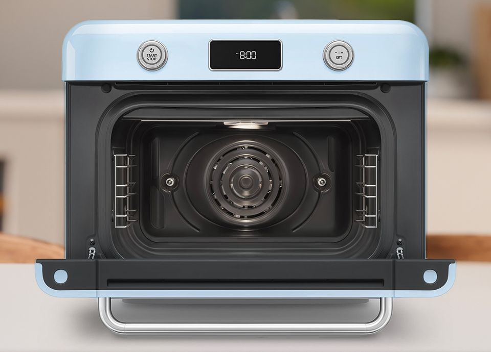 Forno de bancada com vaporeira Smeg