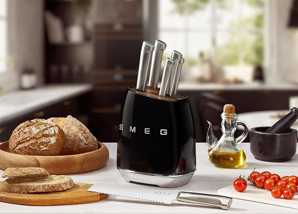 Bloco com facas Smeg