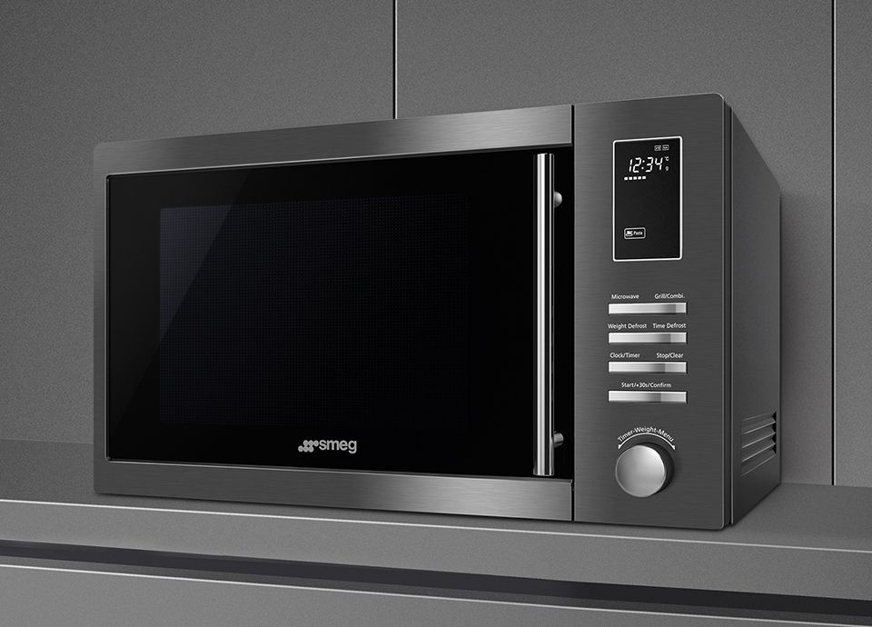 Dark Inox Microwave Oven
