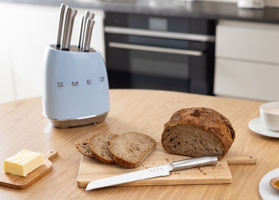 Set bloque de cuchillos Smeg