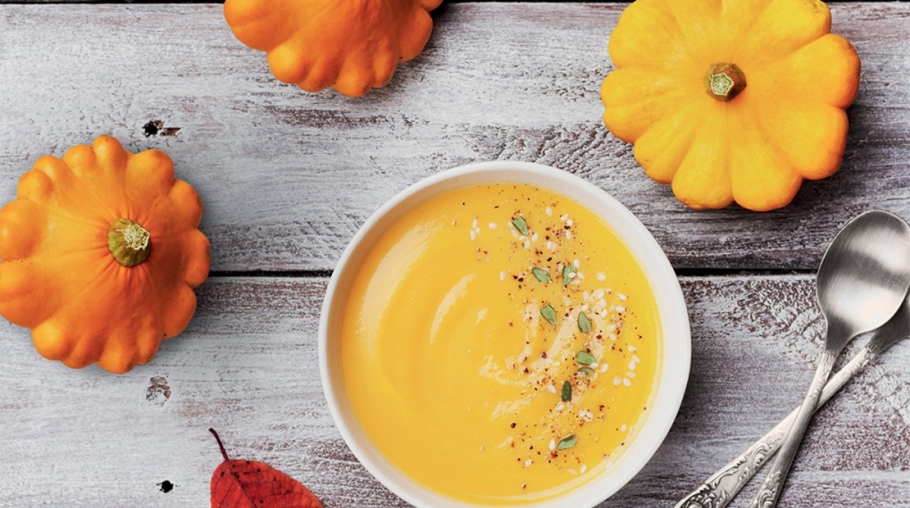 Pumpkins and soup