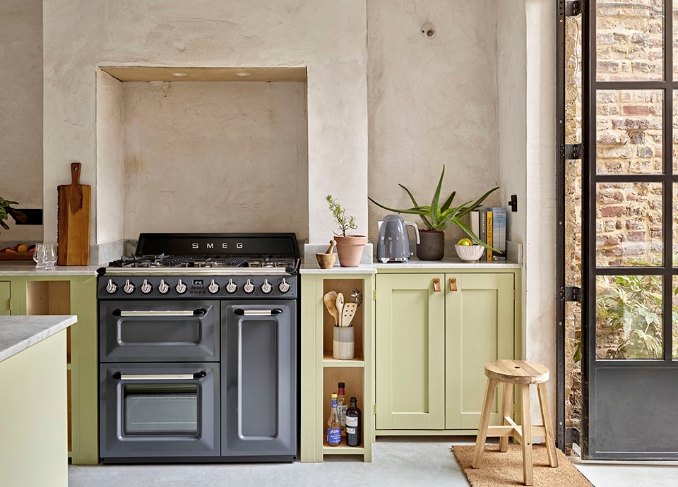 Piano de cuisson Victoria Anthracite Smeg