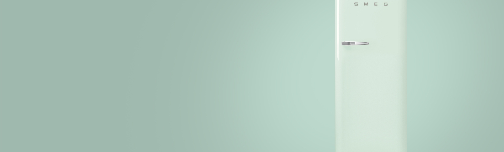 FAB Fridge in Pastel Green