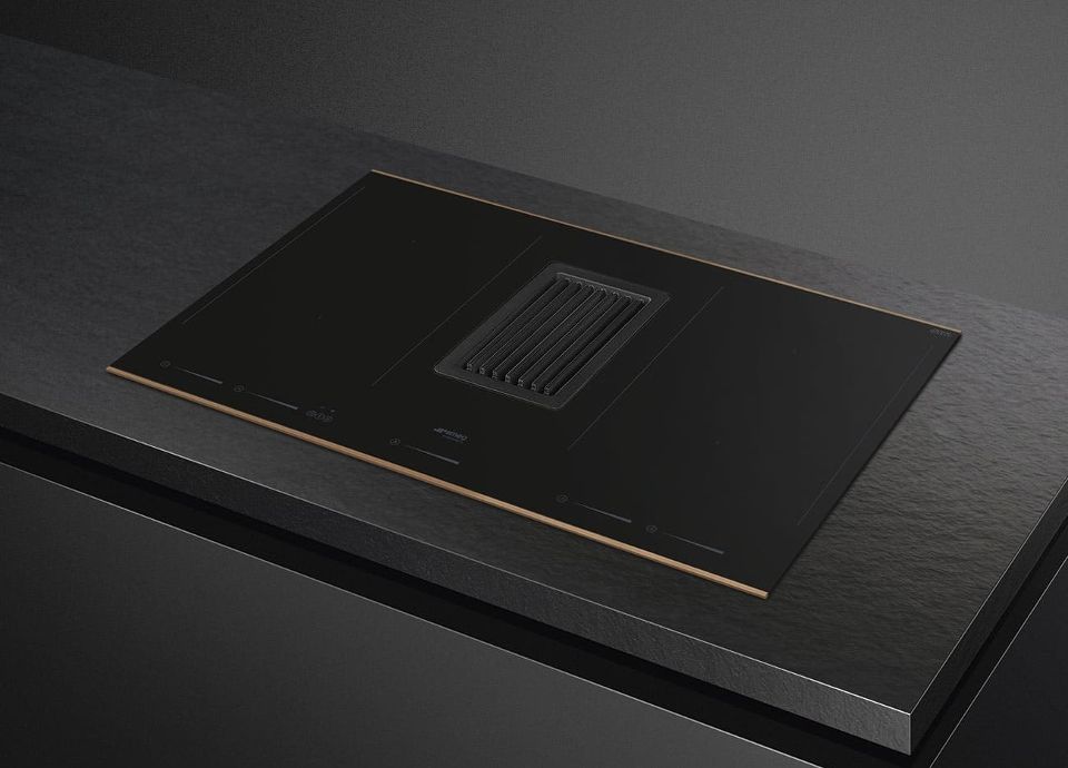 Placas de indução com exaustor integrado