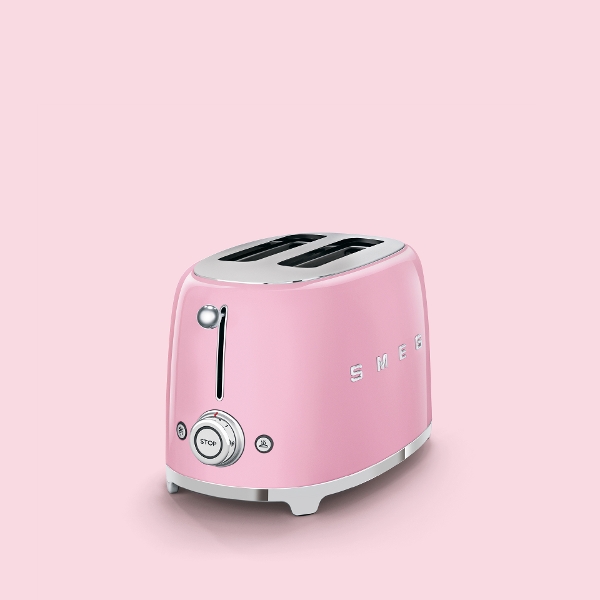Smeg pink toaster