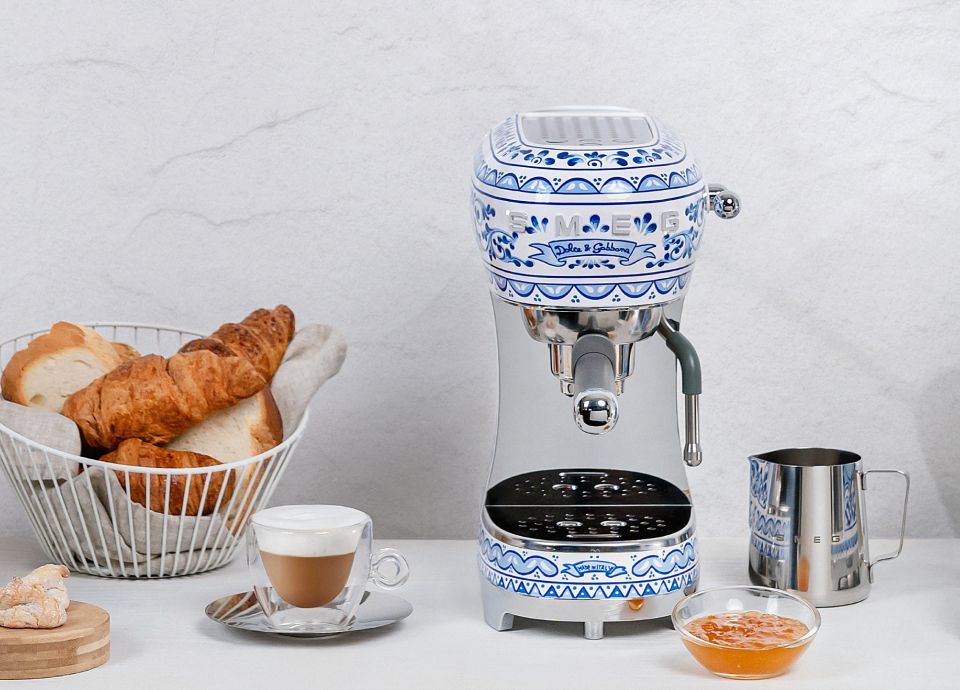 Blu mediterraneo Macchina da caffè