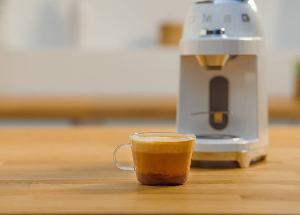 Almond drink with chocolate