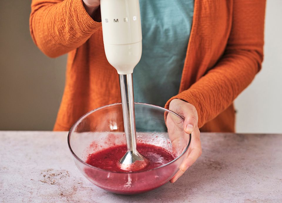 Vanilla and strawberry jam