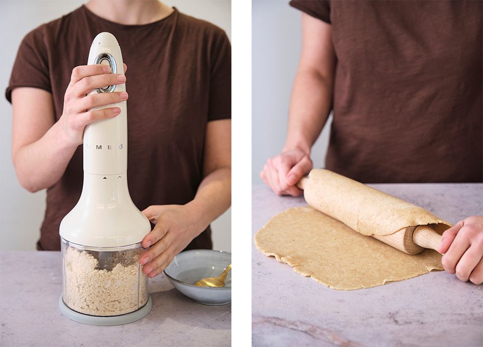 Artichoke and spinach gallette