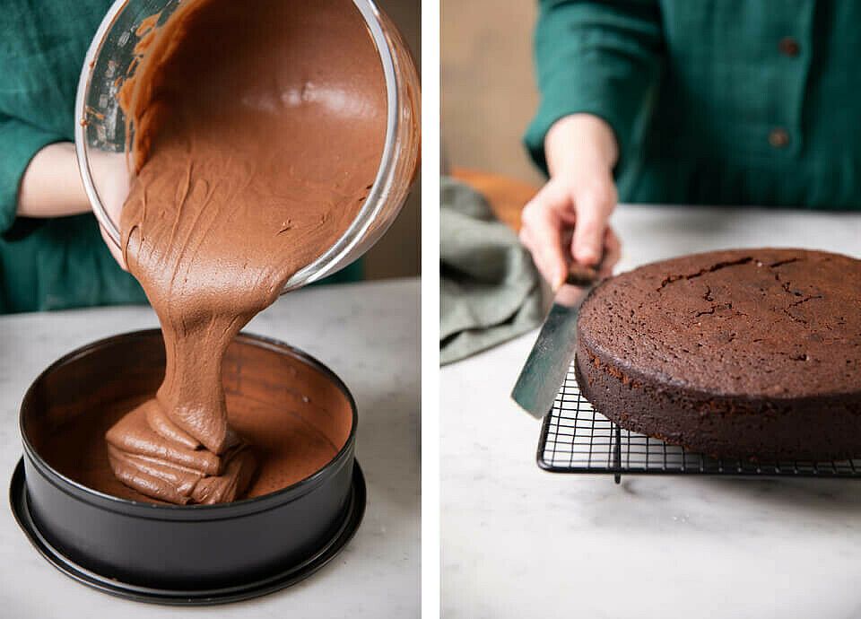 St Patrick Guinness chocolate cake