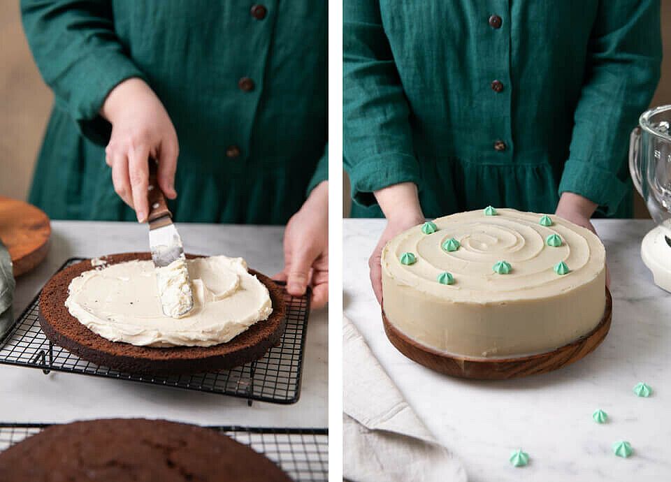 St Patrick Guinness chocolate cake